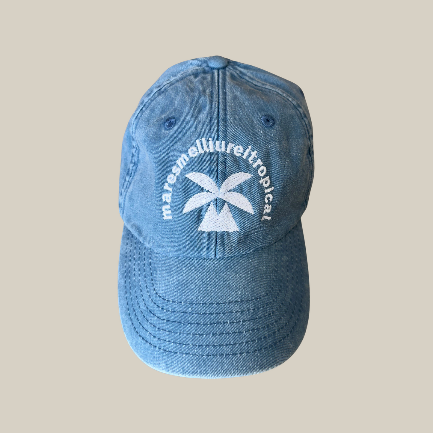 Gorra Denim logo Maresme Lliure i Tropical