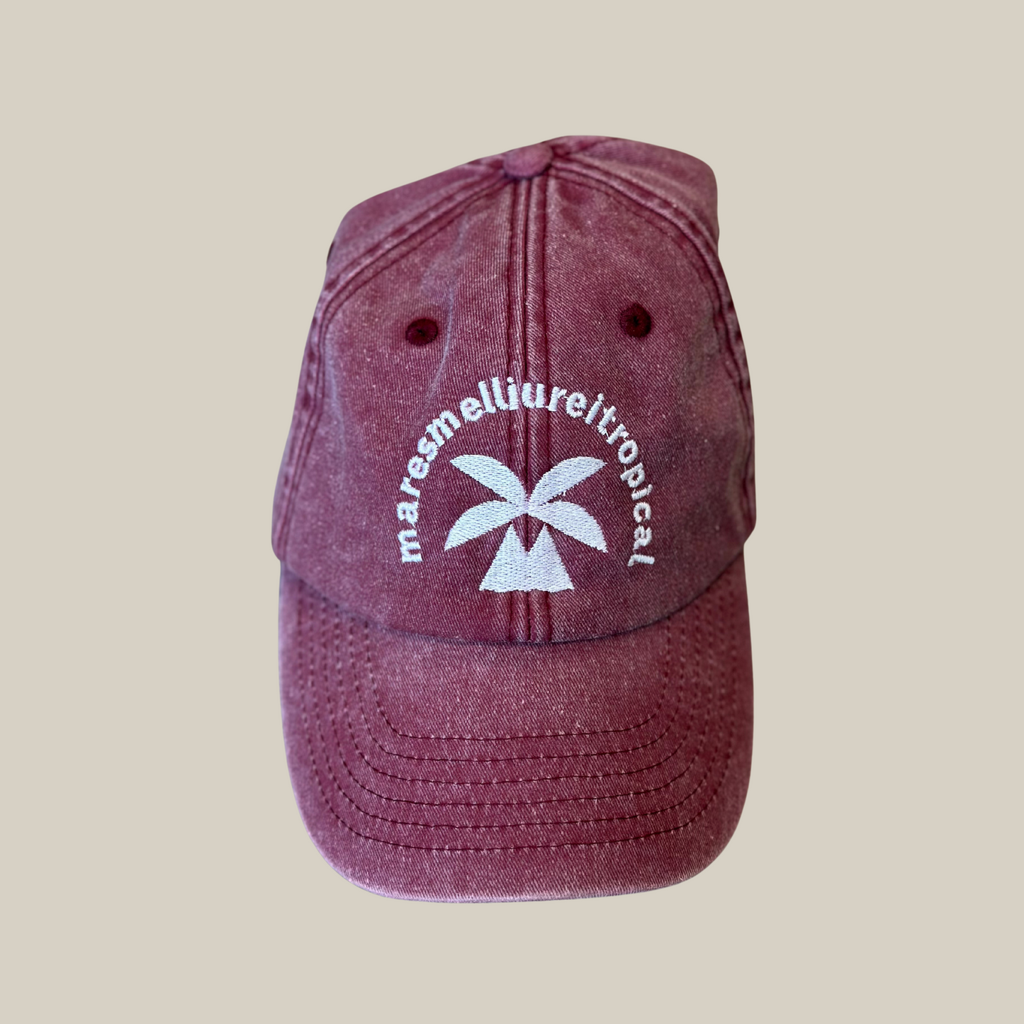 Gorra Denim logo Maresme Lliure i Tropical