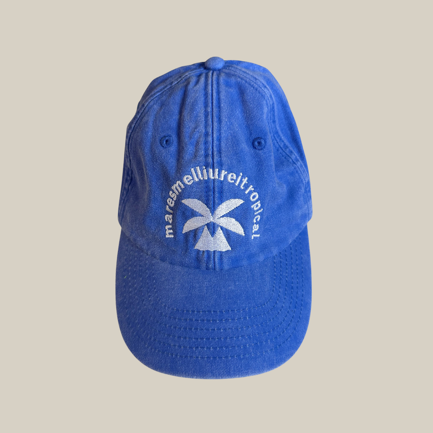 Gorra Denim logo Maresme Lliure i Tropical