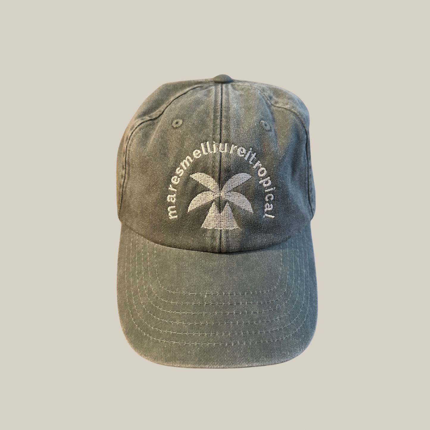 Gorra Denim logo Maresme Lliure i Tropical