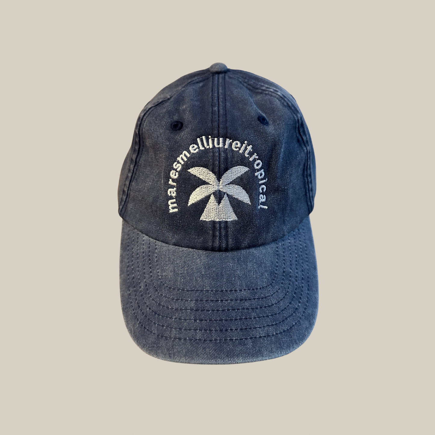 Gorra Denim logo Maresme Lliure i Tropical