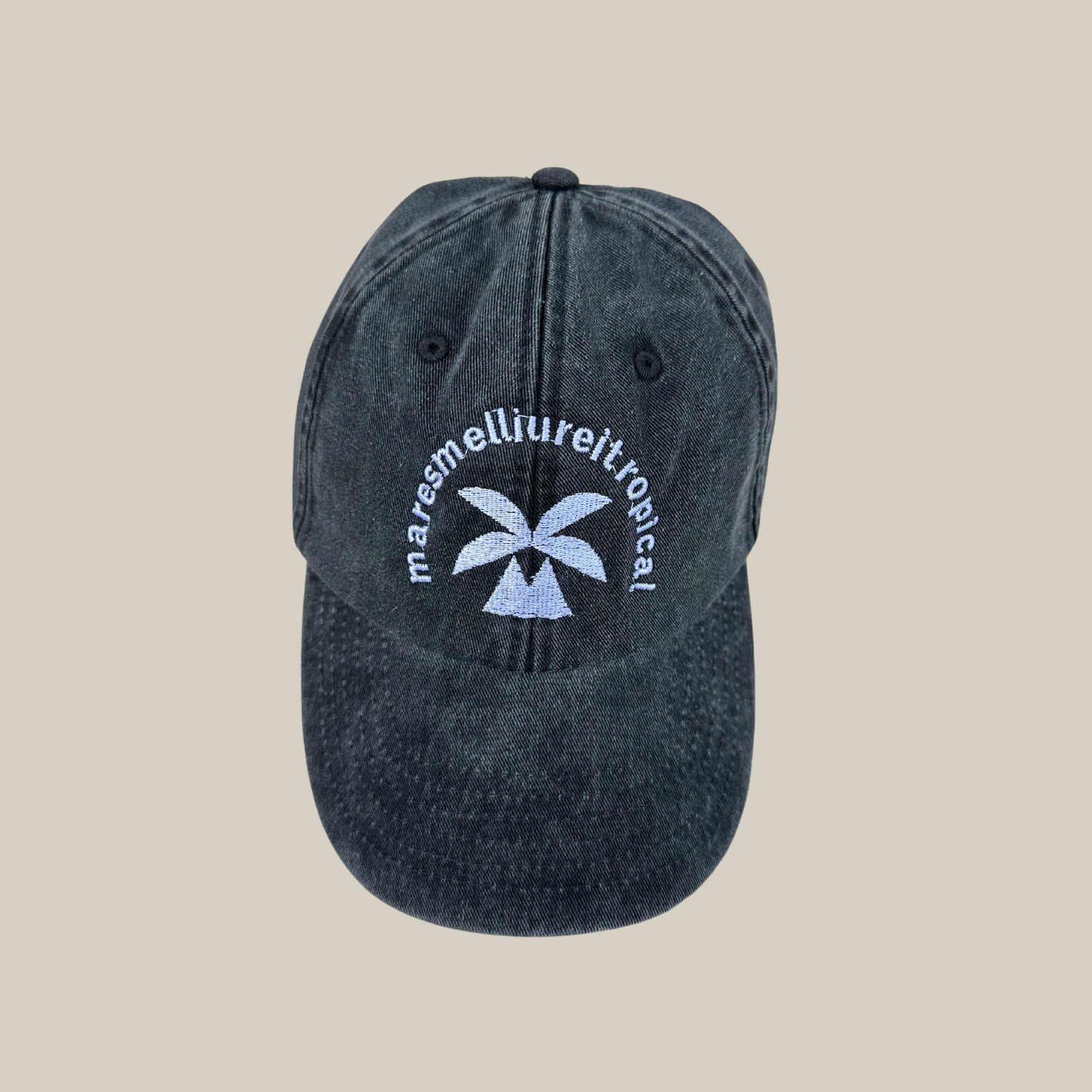 Gorra Denim logo Maresme Lliure i Tropical